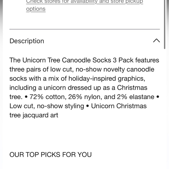 Kids Unicorn Tree Canoodle SockPack Size 1-6 NWT - Picture 2 of 2
